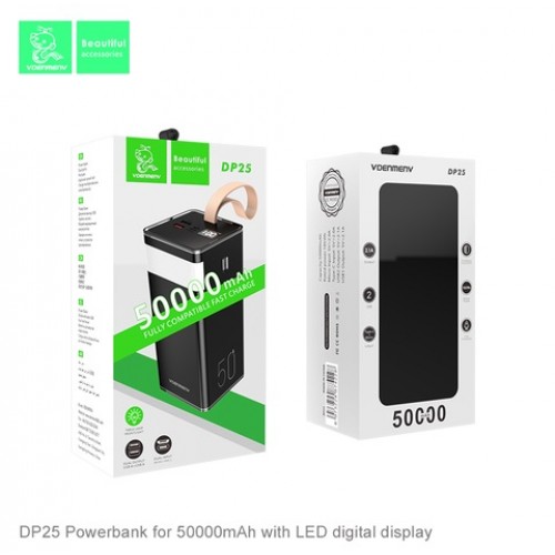 Павербанк Power Bank Vdenmenv DP25 50000 mAh