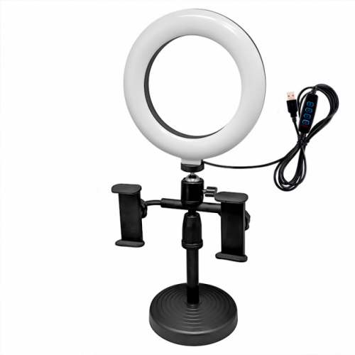 Кільцева лампа настільна 16 см