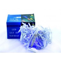 Xmas гирлянда LED 100L 3.3 Line B-1 Синяя 10 Mетров Уличная+соед.Белый (20) 