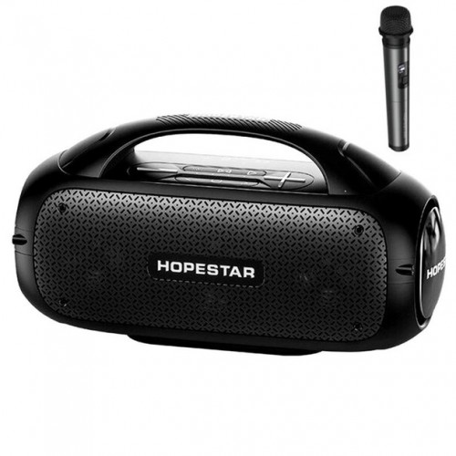Колонка Hopestar A50 з мікрофоном, потужна Bluetooth колонка 80 Вт з ручкою (6)
