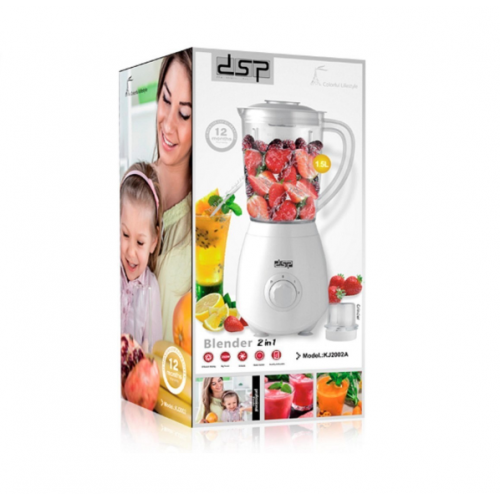 Кухонний блендер із двома насадками DSP KJ-2002 White