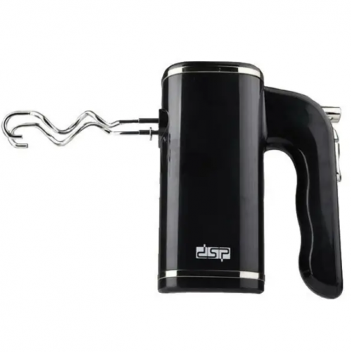 Міксер ручний DSP KM2008 200 Вт із режимом турбо Black