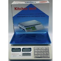 Ваги торговельні ACS KitchenTech KT218 50кг 6V (метал) Ваги торговельні ACS KitchenTech KT218 50кг 6V (метал)