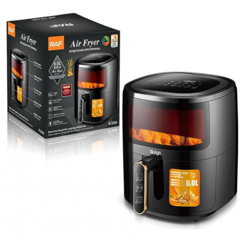 Повітряна фритюрниця цифрова RAF R.5330B 6L (2)