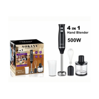 Sokany SK-1710-4 занурювальний блендер 4 в 1, 500 Вт, 2 швидкості Sokany SK-1710-4 занурювальний блендер 4 в 1, 500 Вт, 2 швидкості