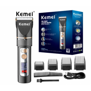 Машинка для стрижки волосся з РК-дисплеєм KEMEI KM-5073