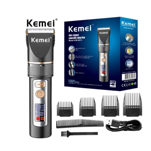 Машинка для стрижки волосся з РК-дисплеєм KEMEI KM-5073