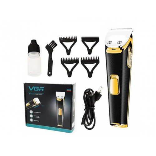 Машинка для стрижки бездротова VGR V-022, чорна