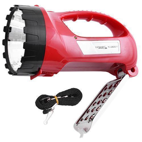 Ліхтар переносний Luxury 2820, 1W+15LED, вбуд. акумулятор, ЗП 220V