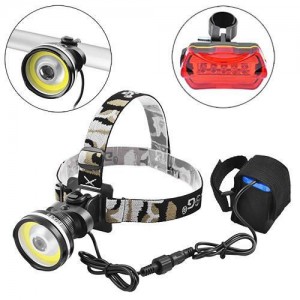 Велоліхтар + на лоб Police B031-COB + LM, STOP-5LED, ЗУ 220V, 4х18650, 2хААА, Box Велоліхтар + на лоб Police B031-COB + LM, STOP-5LED, ЗУ 220V, 4х18650, 2хААА, Box