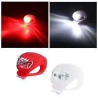 Велоліхтар HJ008-2LED(Red+White), 2xCR2032 Велоліхтар HJ008-2LED(Red+White), 2xCR2032