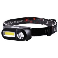 Ліхтар налобний 1804-XPE+COB, 1x18650, ЗП Type-C