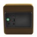 Годинник мережевий VST-872-4, зелений, (корпус коричневий) температура, USB Годинник мережевий VST-872-4, зелений, (корпус коричневий) температура, USB