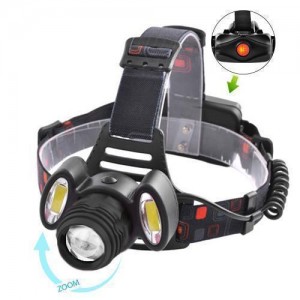 Ліхтар налобний Police 2117-T6+2COB, 2x18650, zoom, ЗУ microUSB, Box Ліхтар налобний Police 2117-T6+2COB, 2x18650, zoom, ЗУ microUSB, Box