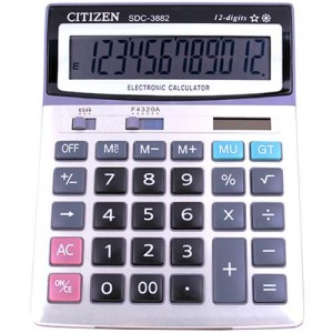Калькулятор CITIZEN 3882, подвійне живлення