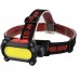 Ліхтар налобний BL-209-COB (White+Red), Li-Ion акум., Waterproof, ЗП Type-C
