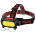 Ліхтар налобний BL-209-COB (White+Red), Li-Ion акум., Waterproof, ЗП Type-C