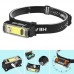 Ліхтар налобний BL-T124-ХРЕ+COB (White+Red), Motion Sensor, 1x18650, ЗП Type-C