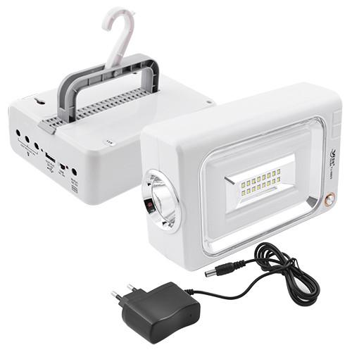 Ліхтар переносний 6869, 16SMD+30SMD, power bank, вбудований акум., ЗУ 220V
