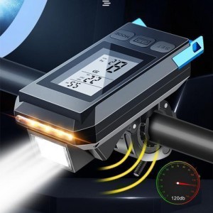Велофара з комп'ютером та сигналом MT-088-T6, 450Lum, 18650 (2200mAh), виносна кнопка, Waterproof, ЗУ microUSB Велофара з комп'ютером та сигналом MT-088-T6, 450Lum, 18650 (2200mAh), виносна кнопка, Waterproof, ЗУ microUSB