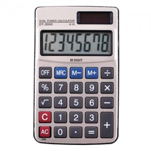 Калькулятор 3000 - 8, подвійне живлення