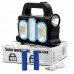 Ліхтар переносний  HB-6168-LED+2COB, power bank, 2x18650, сонячна батарея, ЗУ microUSB, Box