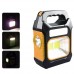 Ліхтар переносний  JY-978B-LED+2COB, power bank, Li-Ion акум., сонячна батарея, ЗУ microUSB, Box