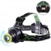 Ліхтар налобний T106-T6+COB, 2x18650, signal light, zoom, ЗП microUSB, Box