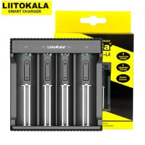 Зарядний пристрій LiitoKala Lii-L4, 4x-10440/14500/16340/17355/17500/17670/18350/18490/18650/22650, 5V, ОРИГІНАЛ