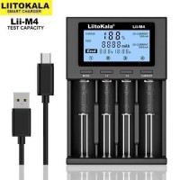 Зарядний пристрій LiitoKala Lii-M4, 4хАА/ ААА/ A/ 14500/ 16340/ 18350/ 18650/ 26650 Зарядний пристрій LiitoKala Lii-M4, 4хАА/ ААА/ A/ 14500/ 16340/ 18350/ 18650/ 26650