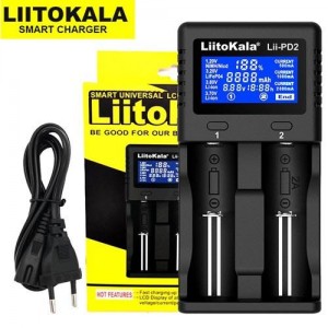 Зарядний пристрій LiitoKala Lii-PD2, 2xАА/ ААА/18650/ 26650/ 21700