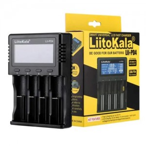 Зарядний пристрій LiitoKala Lii-PD4, 4хАА/ ААА/ A/ 14500/ 16340/ 18350/ 18650/ 26650, LiFePO4, NiCd/NiMH акумуляторів