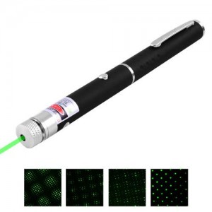 Ліхтар-лазер зелений 803-1, 1 насадка, 2xAAA, оксамитова коробка