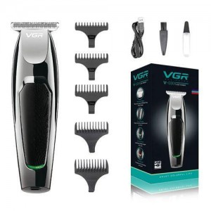 Машинка (триммер) для стрижки волосся та бороди VGR V-030, Professional, 5 насадок, вбуд. акумулятор.