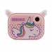 Дитячий фотоапарат миттєвого друку YT008, PINK UNICORN з підтримкою microSD card, 3Y+, WiFi Дитячий фотоапарат миттєвого друку YT008, PINK UNICORN з підтримкою microSD card, 3Y+, WiFi