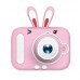 Дитячий фотоапарат X900 Rabbit, pink