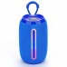 Bluetooth-колонка TG653 з RGB ПІДСВІЧУВАННЯМ,  speakerphone, радіо, blue