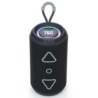 Bluetooth-колонка TG656 з RGB ПІДСВІЧУВАННЯМ,  speakerphone, радіо, black