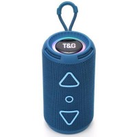 Bluetooth-колонка TG656 з RGB ПІДСВІЧУВАННЯМ,  speakerphone, радіо, blue
