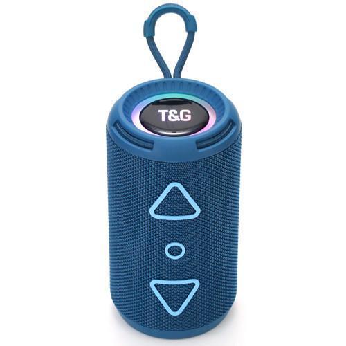 Bluetooth-колонка TG656 з RGB ПІДСВІЧУВАННЯМ,  speakerphone, радіо, blue
