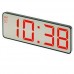 Годинник мережний VST-898-1, червоний, температура, USB
