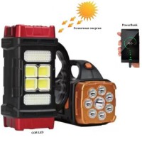 Ліхтар переносний HB-1678-2х8LED+6COB, power bank, Li-Ion акум., сонячна батарея, ЗУ microUSB, Box Ліхтар переносний HB-1678-2х8LED+6COB, power bank, Li-Ion акум., сонячна батарея, ЗУ microUSB, Box