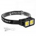 Ліхтар налобний K372/L-31-2COB(White+Red), Motion Sensor, Li-Ion акумулятор, індикація заряду, ЗП Type-C, Box