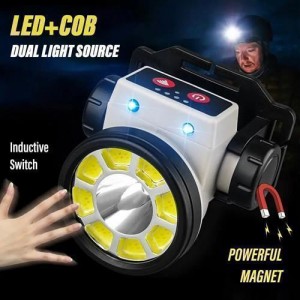 Ліхтар налобний PLD-LY004-XPE+COB, Motion Sensor, Li-Ion акумулятор, індикація заряду, магніт, ЗУ Type-C, Box Ліхтар налобний PLD-LY004-XPE+COB, Motion Sensor, Li-Ion акумулятор, індикація заряду, магніт, ЗУ Type-C, Box