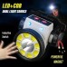 Ліхтар налобний PLD-LY004-XPE+COB, Motion Sensor, Li-Ion акумулятор, індикація заряду, магніт, ЗУ Type-C, Box