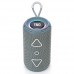Bluetooth-колонка TG656 з RGB ПІДСВІЧУВАННЯМ,  speakerphone, радіо, grey