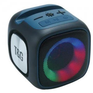 Bluetooth-колонка TG359 з RGB ПІДСВІЧУВАННЯМ,  speakerphone, радіо, black