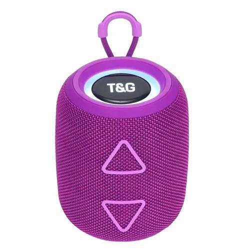 Bluetooth-колонка TG655 з RGB ПІДСВІЧУВАННЯМ,  speakerphone, радіо, purple
