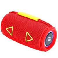Bluetooth-колонка TG657 з RGB ПІДСВІЧУВАННЯМ,  speakerphone, радіо, red