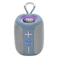 Bluetooth-колонка TG658 з RGB ПІДСВІЧУВАННЯМ,  speakerphone, радіо, grey